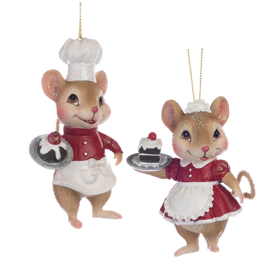 Topolini Pasticcieri 2 Ornamenti Assortiti