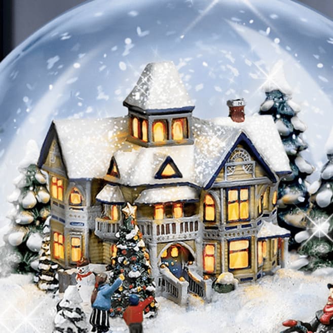 Bradford Exchange Thomas Kinkade Jingle Bells 0109467001 Natale 2023 ...