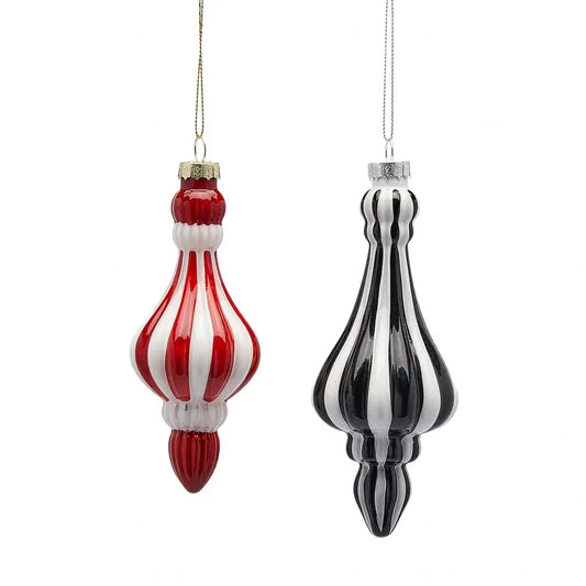 Addobbo Fuso Scacchi 2 EDG Enzo De Gasperi – Decorazione Natalizia di Design