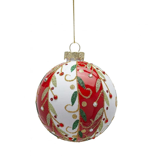 Addobbo Palla Fasce EDG Enzo De Gasperi – Decorazione Natalizia di Design