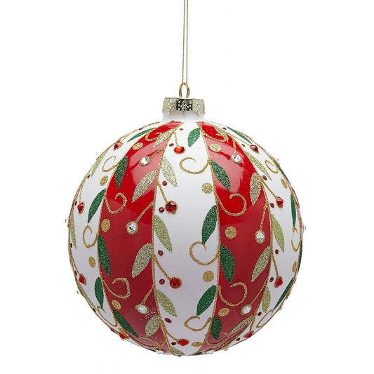 Addobbo Palla Fasce EDG Enzo De Gasperi – Decorazione Natalizia di Design