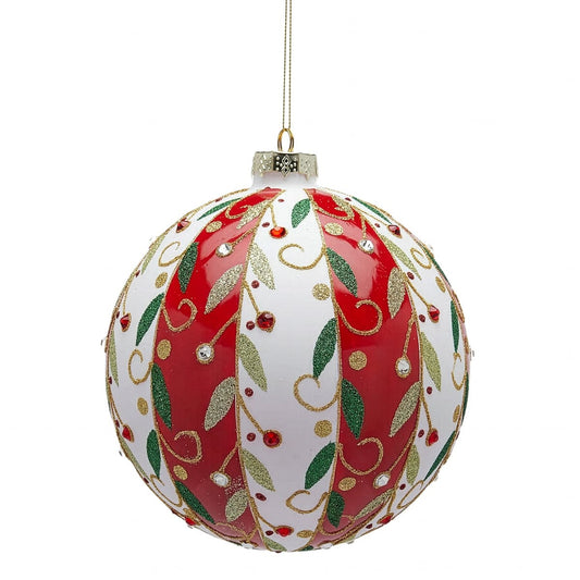 Addobbo Palla Fasce EDG Enzo De Gasperi – Decorazione Natalizia di Design