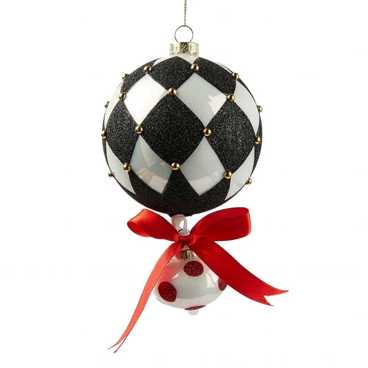 Addobbo Palla Scacchi EDG Enzo De Gasperi – Decorazione Natalizia di Design