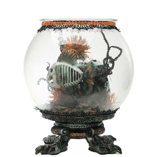 Shallow Grave Fishbowl Tt Blk 25Cm - Katherine's Collection Christmas Decoration | North Pole Christmas Shop®