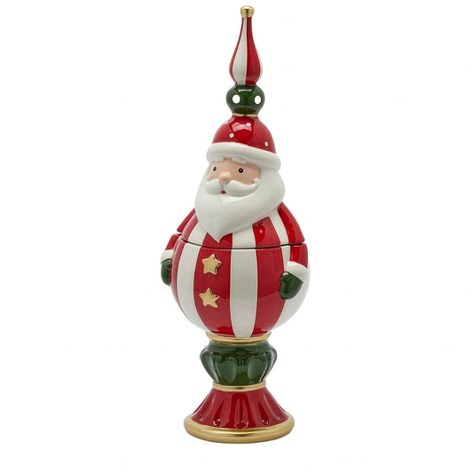 Contenitore Babbo Natale Topiary EDG Enzo De Gasperi – Decorazione Natalizia di Design