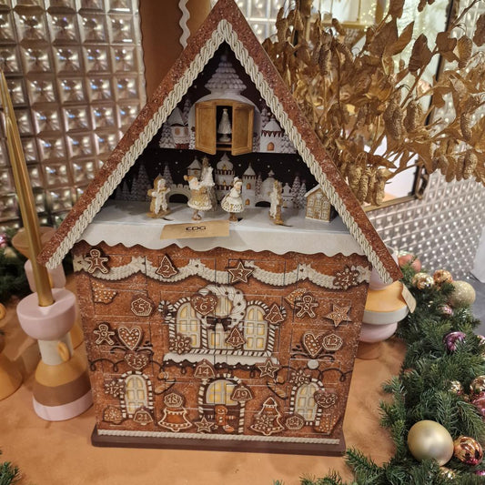 Decoro Casetta Avvento EDG Enzo De Gasperi – Decorazione Natalizia di Design