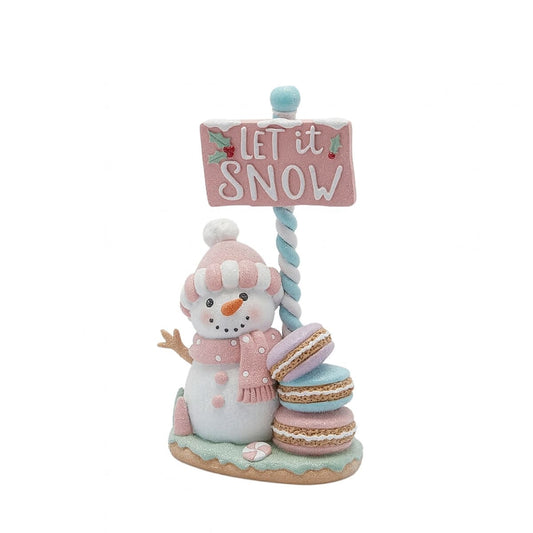 Decoro Omino di neve Candy EDG Enzo De Gasperi – Decorazione Natalizia di Design