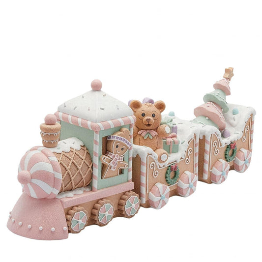 Decoro Trenino Marzapane EDG Enzo De Gasperi – Decorazione Natalizia di Design