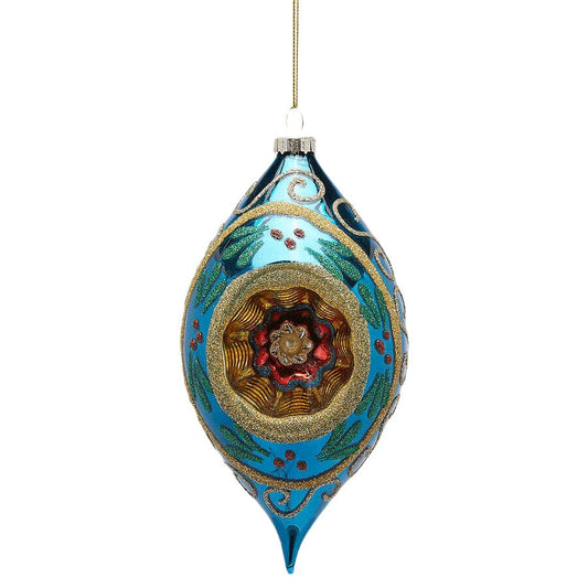 Acquista Addobbo Lanterna Fuso Vintage Blu di EDG per Natale 2024