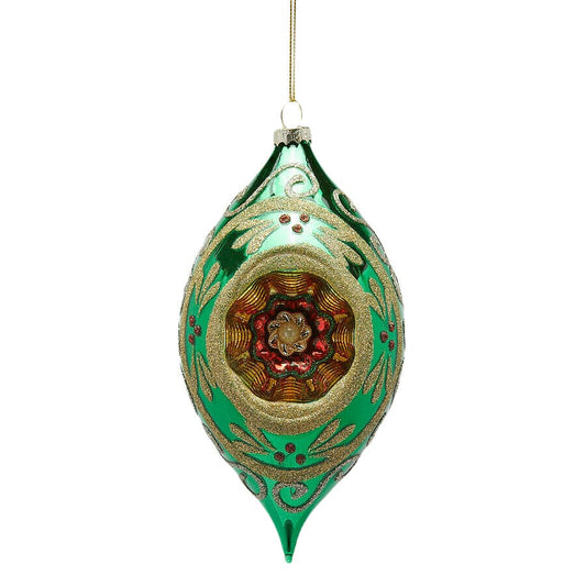 Acquista Addobbo Lanterna Fuso Vintage Verde di EDG per Natale 2024