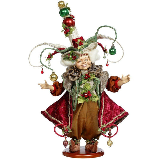 Elf De Noel Grn/Burg Cm - Mark Roberts Christmas Decoration | North Pole Christmas Shop®