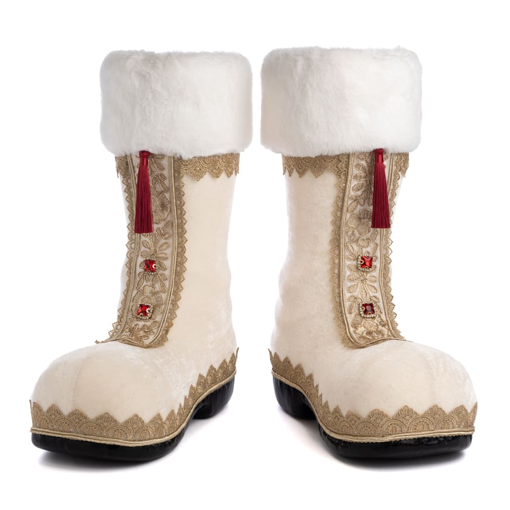 Mini scarpe, 20 paia di stivali da Babbo Natale simulati in scala Mini scarpe, 20 paia di stivali da Babbo Natale simulati in scala