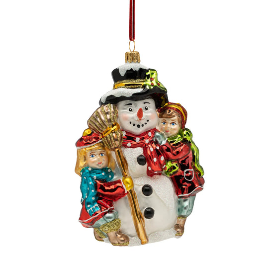 Huras Family Frosty Friend Makes Winter Warm