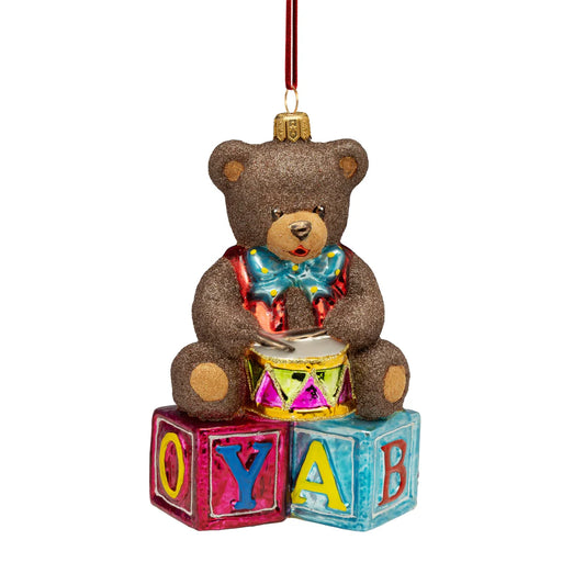 Huras Family Teddy Bear with Babys Blocks