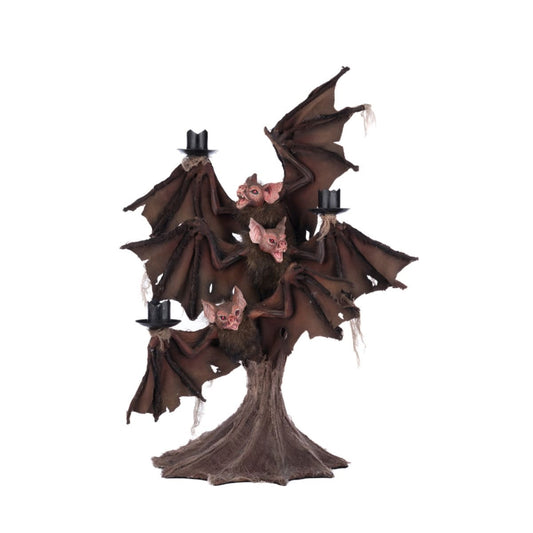 Jacks/Cats Bat Candelabra Tt Gry 49,5Cm - Katherine's Collection Christmas Decoration | North Pole Christmas Shop®