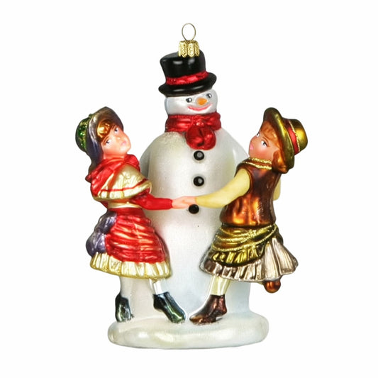 Acquista in Italia Komozja Family Natale 2025 Pupazzo di neve con bambine