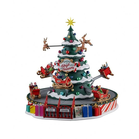Lemax Santa Sleigh Spinners – Villaggio di Natale Lemax | North Pole Christmas Shop®