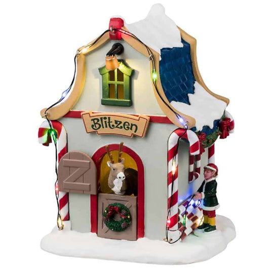 Lemax Blitzen's Den – Villaggio di Natale Lemax | North Pole Christmas Shop®