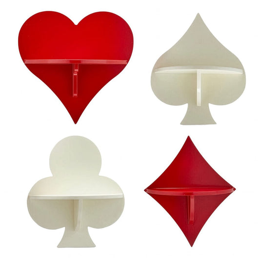 Mensola Carte set di 4 EDG Enzo De Gasperi – Decorazione Natalizia di Design