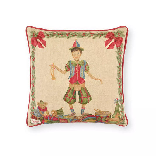 Cuscino Burattino Vintage Toys Nuvole di Stoffa
