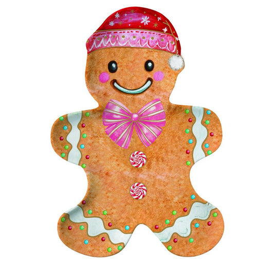 Piatto sagomato 17x25 cm in porcellana SWEET CHRISTMAS Easy Life