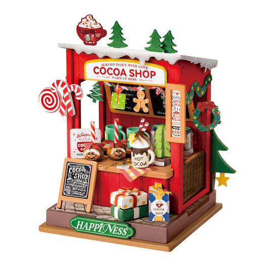 Rolife Cocoa Shop Kit Fai-Da-Te Creativo E Decorazione DS042