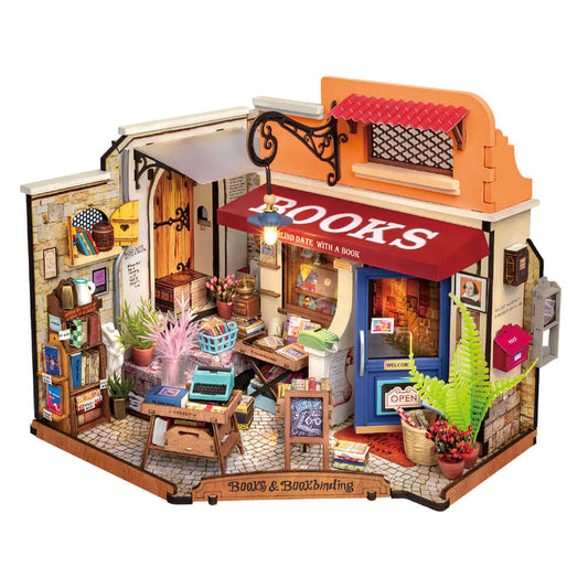 Rolife Corner Bookstore Kit Fai-Da-Te Creativo E Decorazione DG164