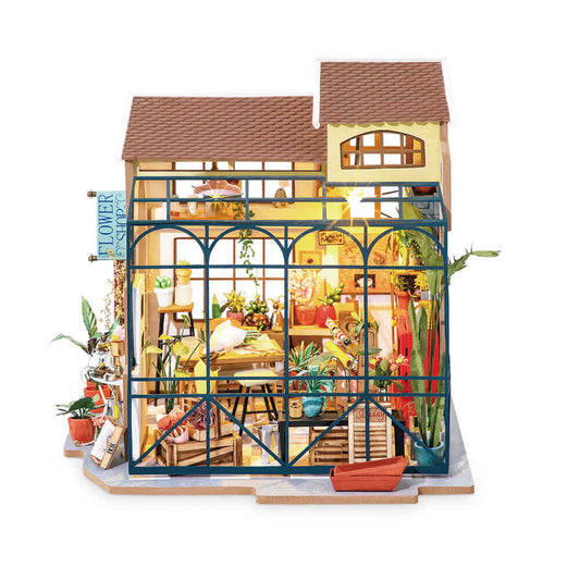 Rolife Emily'S Flower Shop Kit Fai-Da-Te Creativo E Decorazione DG145