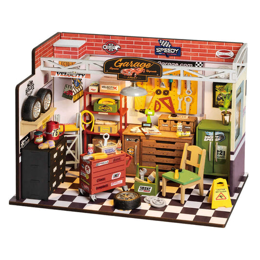 Rolife Garage Workshop Kit Fai-Da-Te Creativo E Decorazione DG165