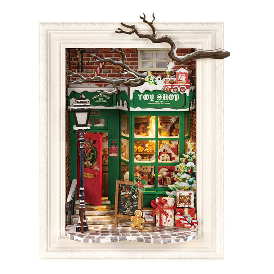 Rolife Santa'S Toy Shop Kit Fai-Da-Te Creativo E Decorazione DP006