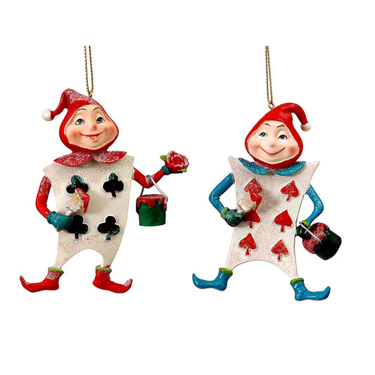 Acquista in Italia Vetur Set di ornamenti carte soldato della Regina di Cuori