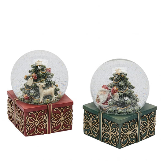 Sfera Acqua Babbo Cerbiatto EDG Enzo De Gasperi – Decorazione Natalizia di Design