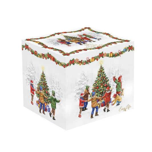 Tazza in porcellana Christmas Round Dance Easy Life