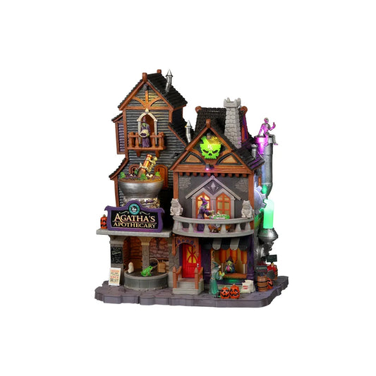 Lemax 25848 Agatha'S Apothecary | North Pole Christmas Shop