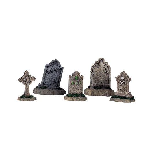 Lemax 44145 Tombstones, Set Of 5 | North Pole Christmas Shop