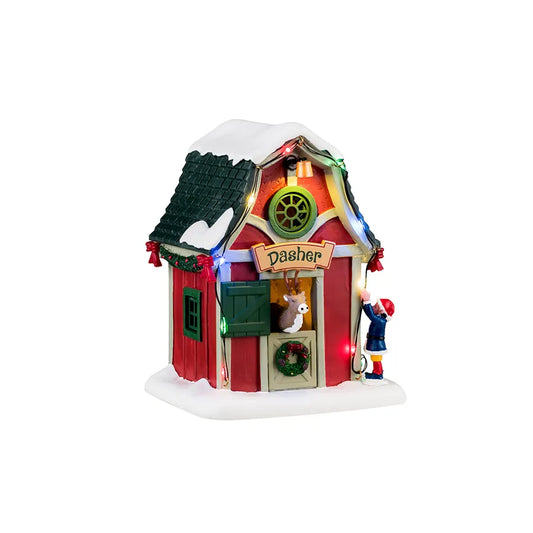 Lemax 44331 Dasher'S Den | North Pole Christmas Shop