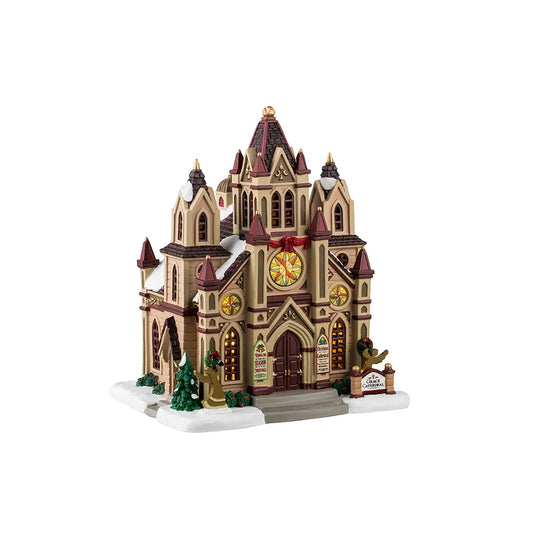 Lemax 45255 Grace Cathedral | North Pole Christmas Shop