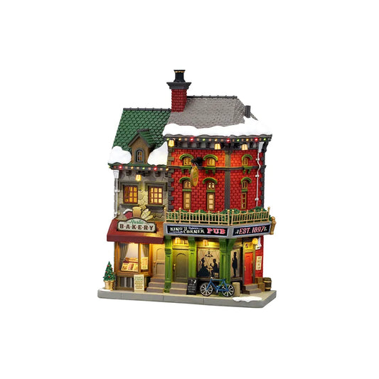 Lemax 65569 King'S Corner Pub | North Pole Christmas Shop