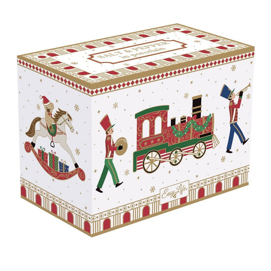 Acquista in Italia Set sale e pepe in porcellana Polar Express, articolo R1333#EXPR della collezione di Easy Life.