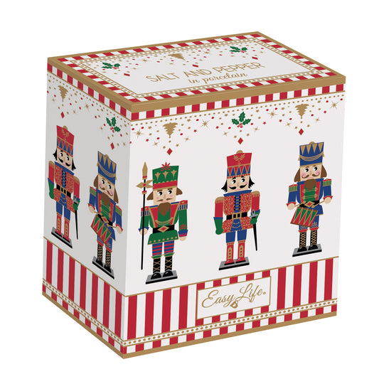 Acquista in Italia Set sale e pepe in porcellana Nutcracker, articolo R2191#NUTC della collezione di Easy Life.