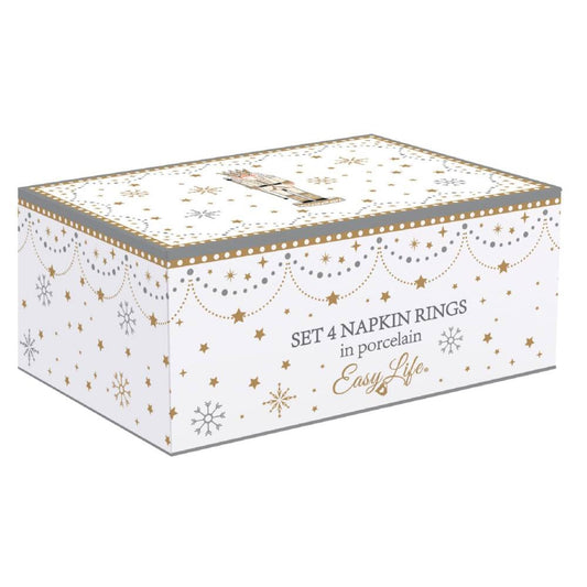 Acquista in Italia Set 4 legatovagliolo in porcellana Royal Nutcracker Easy Life R2192_RNUT