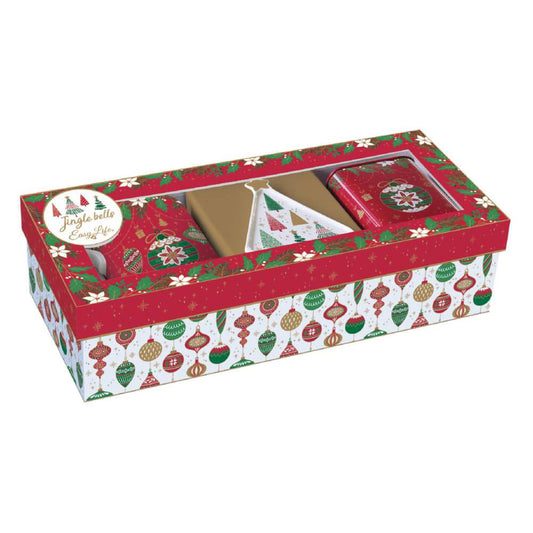 Acquista in Italia Set mug e poggiabustine da the in porcellana Jingle Bells Easy Life R1498_JING