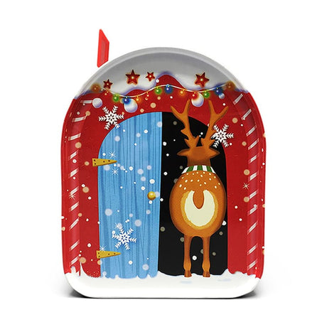 Piccola Cassetta Postale Natalizia Rossa