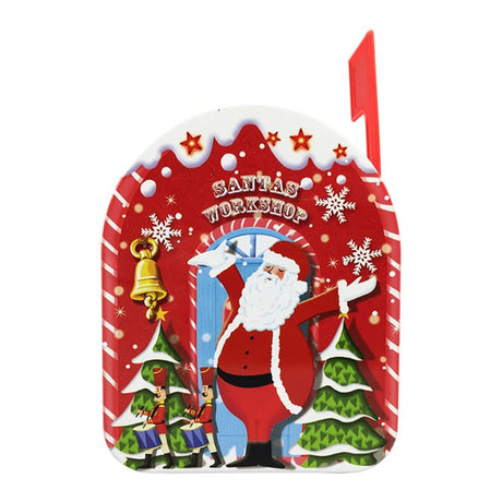 Piccola Cassetta Postale Natalizia Rossa