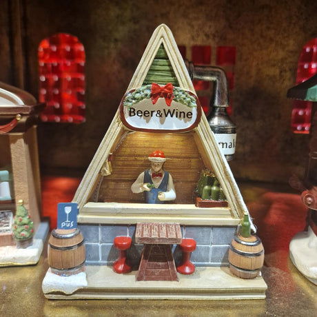 Set di 4 Diorama Negozi Led EDG Enzo De Gasperi – Decorazione Natalizia di Design