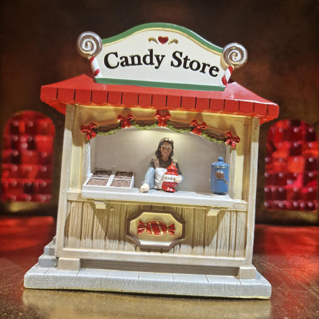 Set di 4 Diorama Negozi Led EDG Enzo De Gasperi – Decorazione Natalizia di Design