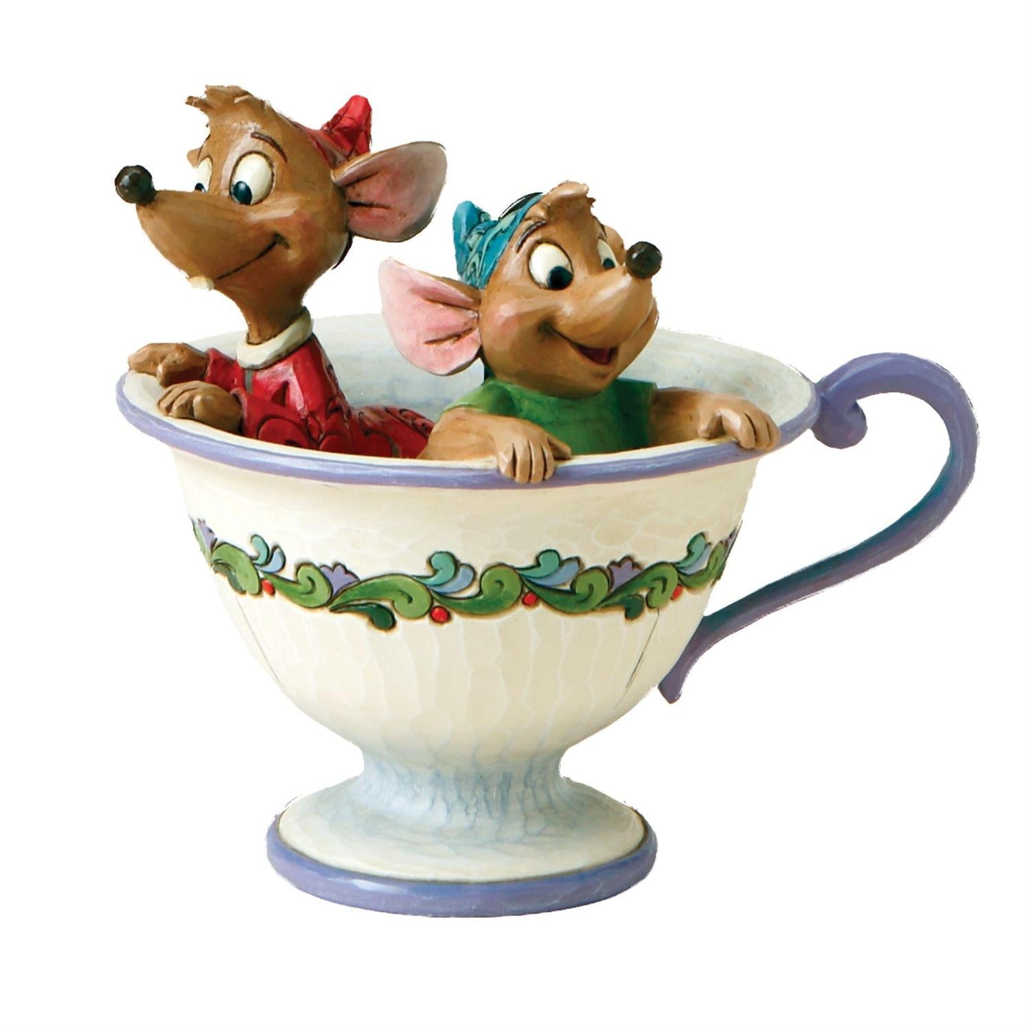 Jim Shore - Jaq e Gus in Tazza di The