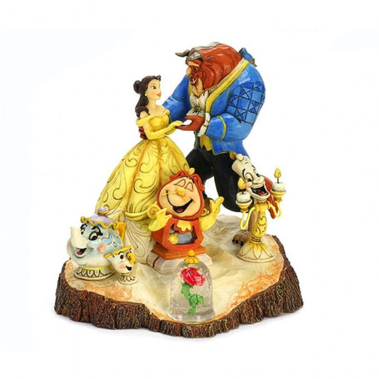 La Bella e la Bestia - Wood Carved Jim Shore 4031487