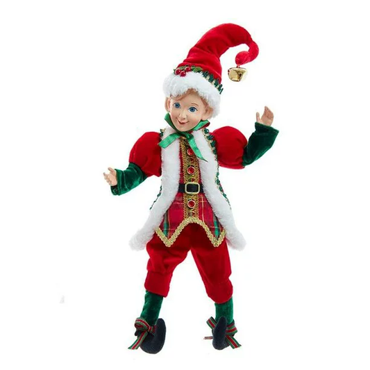 Elfo di Babbo Natale Tradizionale Kurt Adler