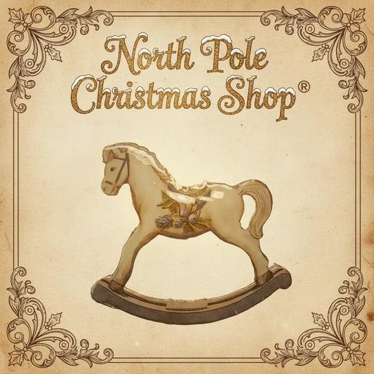 Decorazione Metallo Cavallino Vintage | Ornamento Albero Natale